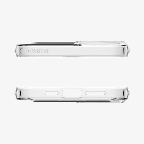 ACS04832 - iPhone 14 Pro Max Case Crystal Slot in crystal clear showing the back with card in slot